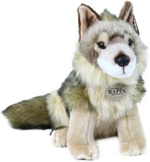 PLYŠ Kojot (vlk) 24cm sedící Eco-Friendly exkluzivní *PLYŠOVÉ HRAČKY*