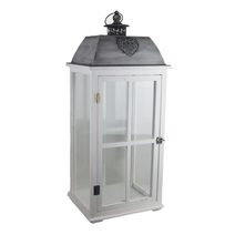 Dřevěná lucerna D6494/C vysoká 73 cm