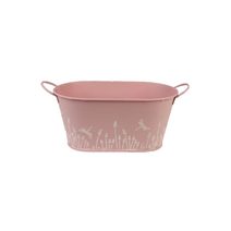 Květináč plechový K2595/1 - 22 x 12,5 x 11/12 cm