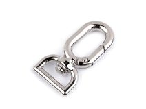 Kovová karabina s obrtlíkem průvlek 13 mm