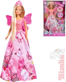 Steffi Love Víla 29cm panenka v šatech s motýlky set s doplňky v krabici