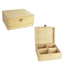 Dřevěná krabička na čaj 097036 - 180x155x78