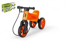 Odrážedlo FUNNY WHEELS Rider SuperSport oranž. 2v1+popruh, výš. sedla 28/30cm nos. 25kg 18m+ v krabi