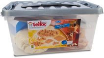 Teifoc startovací set 100 dílků (cihličky + malta) 1000