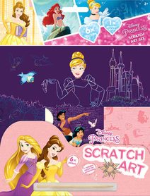 JIRI MODELS Set vyškrabávací obrázky Disney Princezny