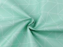 METRÁŽ Kočárkovina 600D geometrický vzor s PVC úpravou