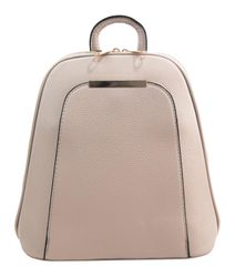 Elegantní menší dámský batůžek / kabelka světlá starorůžová