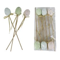 Zápich velikonoční vajíčka, 6 ks X7965/2 - 25*18*3.5CM