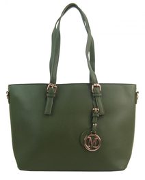 Elegantní zelená velká dámská kabelka přes rameno