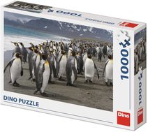 DINO Puzzle1000 dílků Tučňáci foto 66x47cm skládačka
