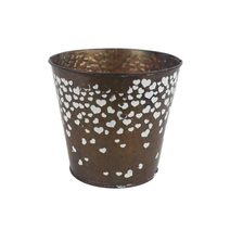 Květináč plechový K4271/2 - dia 14,5 x 13 cm