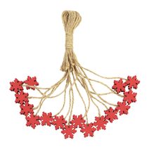 Vločky ve svazku, 16ks D0875/C - 2,2 x 2,2 x 0,6/ 20 cm