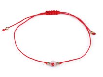 Náramek shamballa srdíčko