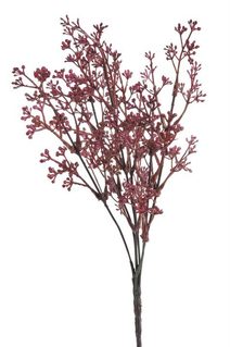 Umělá kytice kuličky populus 33 cm růžová tmavší