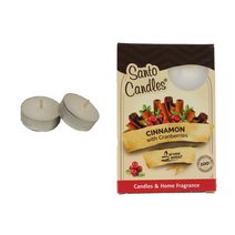 Svíčka čajová CINNAMON 6ks MSC-TL1009