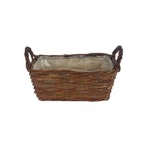 Obal s plastem hnědý P2037/S - 24 × 15 × 10 cm