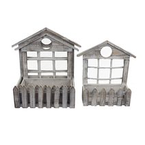 Obal s plastem k osázení DOMEČEK sada, 3 ks D6165 - 31,5cm