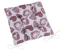 Sedák DITA prošívaný Šedá,Vínová 41/407 40x40 cm