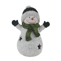 Sněhulák s LED osvětlením X7507 - 11.7 × 8.7 × 15.3 cm