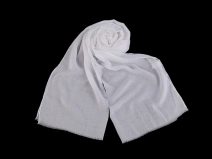 Letní šátek / šála vrapovaný, lehký 40x175 cm