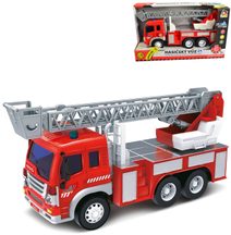 Auto požární se žebříkem hasičský vůz na baterie Světlo Zvuk
