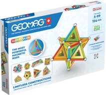 GEOMAG Supercolor Panels 114 dílků Eko magnetická STAVEBNICE