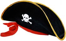 KARNEVAL Klobouk kapitán pirát dospělý KARNEVALOVÝ DOPLNĚK