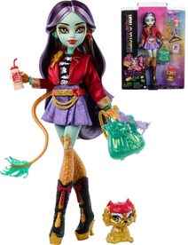 MATTEL MONSTER HIGH Panenka Monsterka Jinafire Long s doplňky