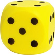 ANDRONI Kostka hrací soft měkká 16cm žlutá molitanová