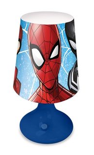 Noční stolní LED lampička Spiderman Plast, 18x9 cm