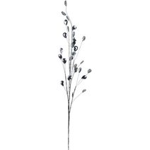 Dekorační větvička s korálky X7599 - 70 cm