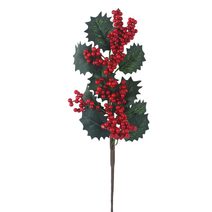 Dekorační větvička s bobulemi P2321 - 40 cm