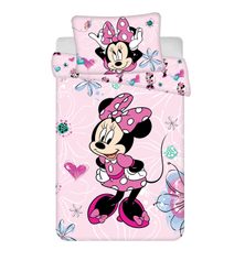 Povlečení do postýlky Minnie Flowers 02 baby 100x135, 40x60 cm