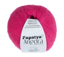 Příze ANGORA MERINO - 100g / 550 m růžová