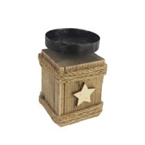 Svícen na 1 svíčku D3245 - 8 x 8 x 11 cm