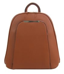 Elegantní menší dámský batůžek / kabelka hnědá