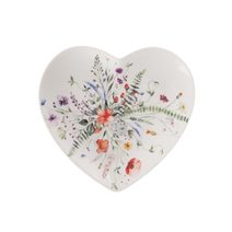 Talíř porcelánový dezertní MÁK srdce 17,5x17 cm O0558 - 17,5x17x2cm