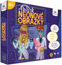 ALBI Crafts Neonové obrázky kreativní set na baterie Světlo v krabici