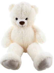 PLYŠ Medvěd 90cm bílý *PLYŠOVÉ HRAČKY*