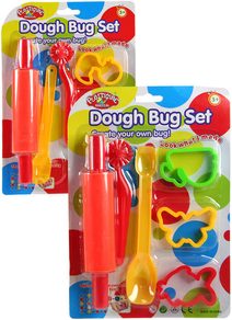 Kreativní set váleček s nástroji na tvoření z modelíny 2 druhy v sáčku
