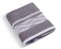 Froté ručník a osuška kolekce Vlnka - Osuška 70x140 cm šedá