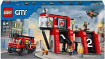 LEGO CITY Hasičská stanice s hasičským vozem 60414