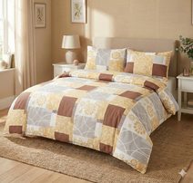 Povlečení krep Bluemoon nugát 140x200, 70x90 cm BELLATEX