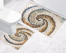 3D tisk sada - sada 60x100, 60x50 cm Oblázek béžová