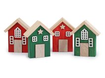 Dekorace celodřevěný domeček