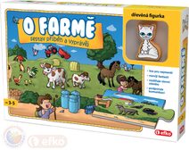 Baby Hra O farmě puzzle vyprávěcí Skládej a vyprávěj příběhy