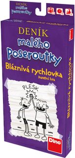 DINO Hra Deník malého poseroutky Bláznivá rychlovka *SPOLEČENSKÉ HRY*
