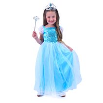 Dětský kostým modrá Princezna (S)