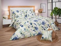 Bavlněné povlečení Bloom elegance světle zelená 140x200, 70x90 cm