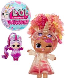 L.O.L. Surprise! Panenka průhledná lávová jednorožec 6 druhů v kouli